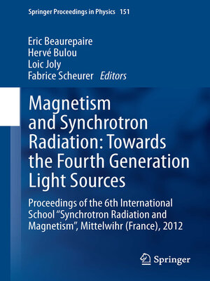 cover image of Magnetism and Synchrotron Radiation